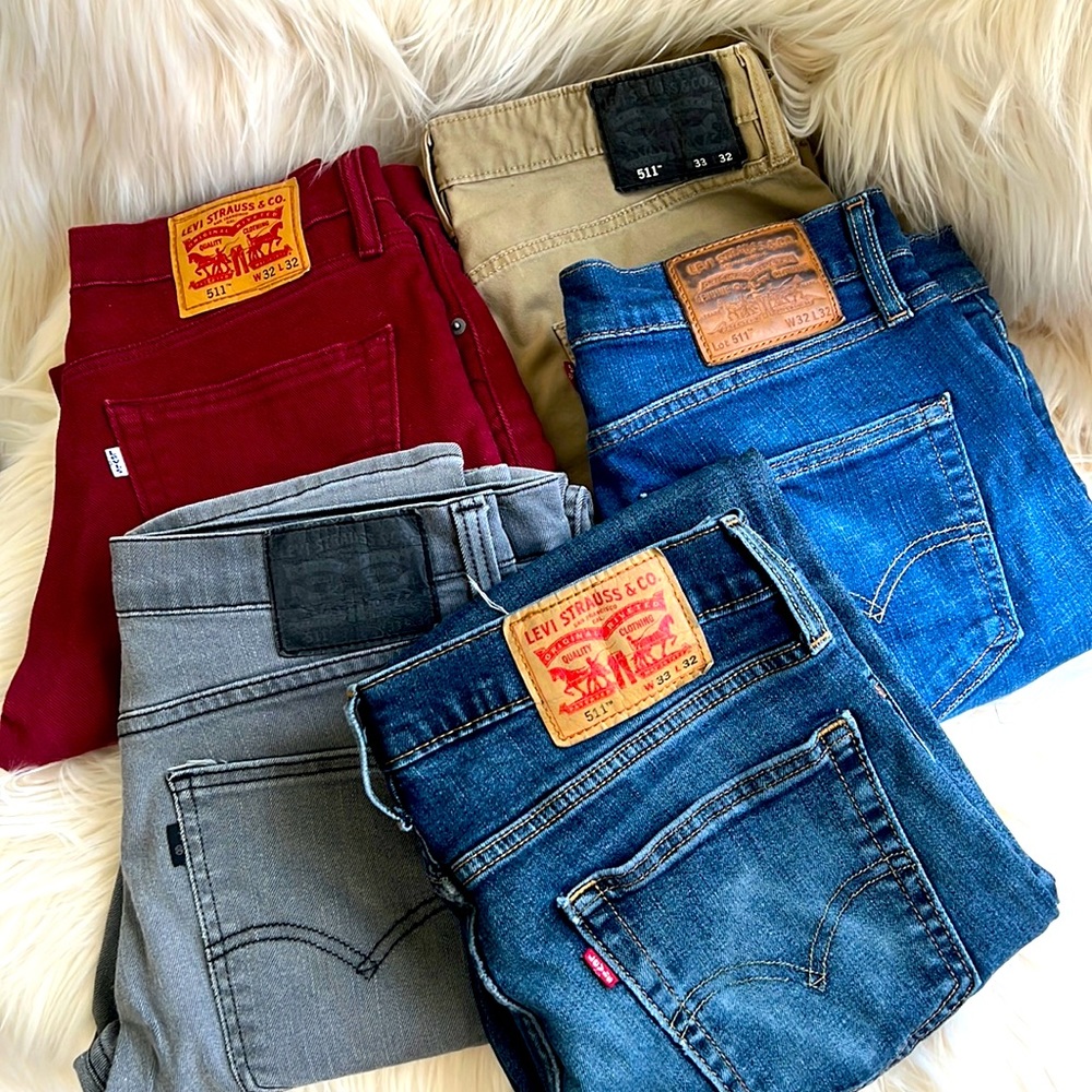 Men’s 511 Levi jeans, great condition 32 and 33x 32